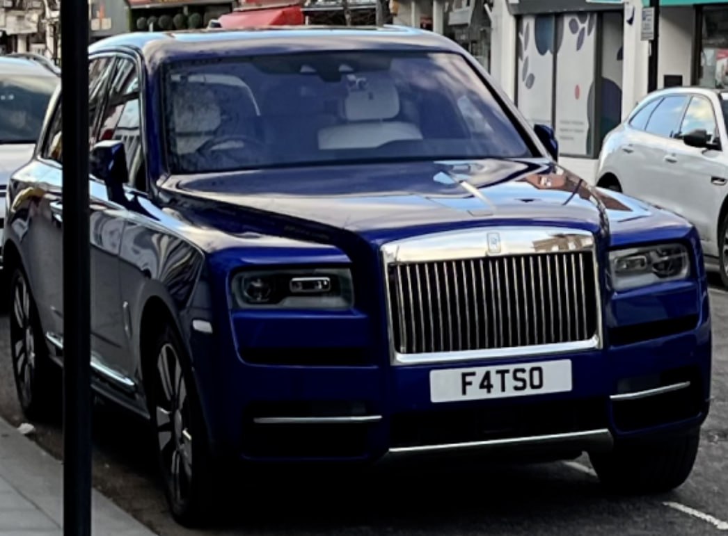 Registration plate FATSO - F4 TSO