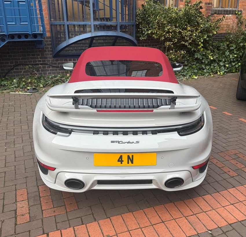 Registration plate AN - 4 N