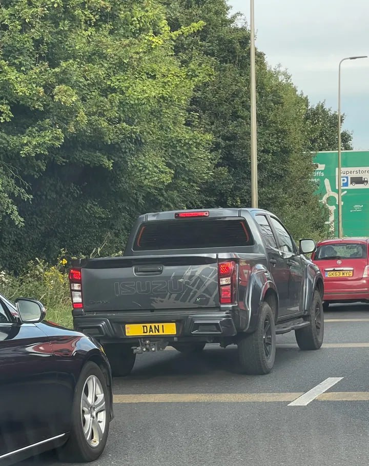 Registration plate DANI - DAN 1