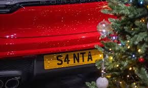 Registration plate SANTA - S4 NTA