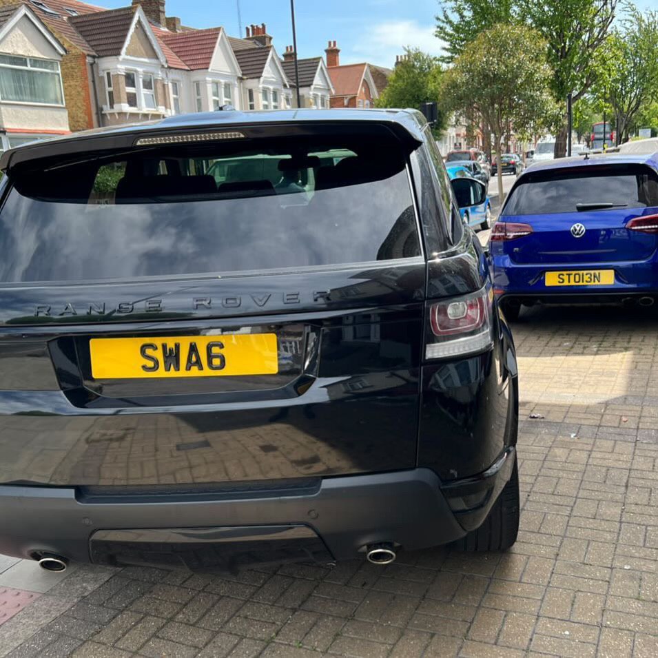 Registration plate SWAG - SWA 6