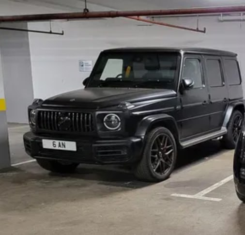 Registration plate BAN - 6 AN