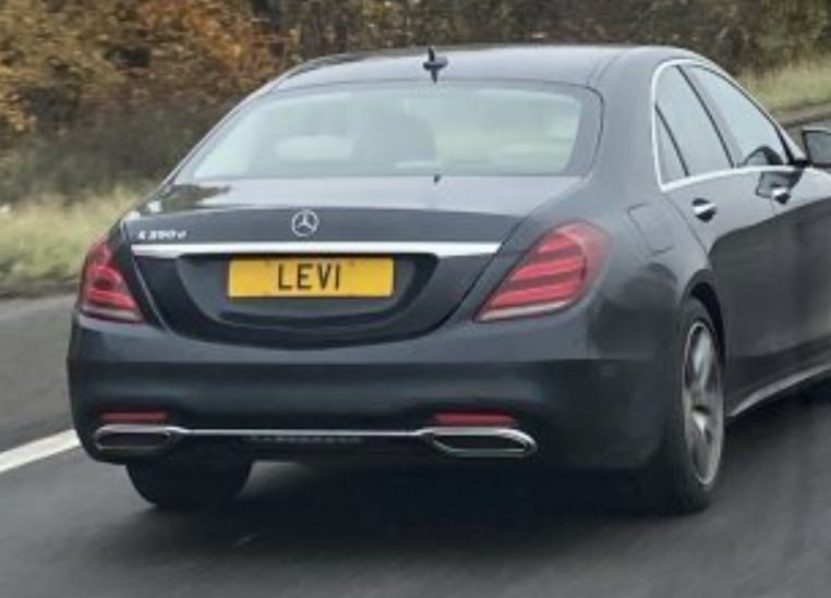 Registration plate LEVI - LEV 1