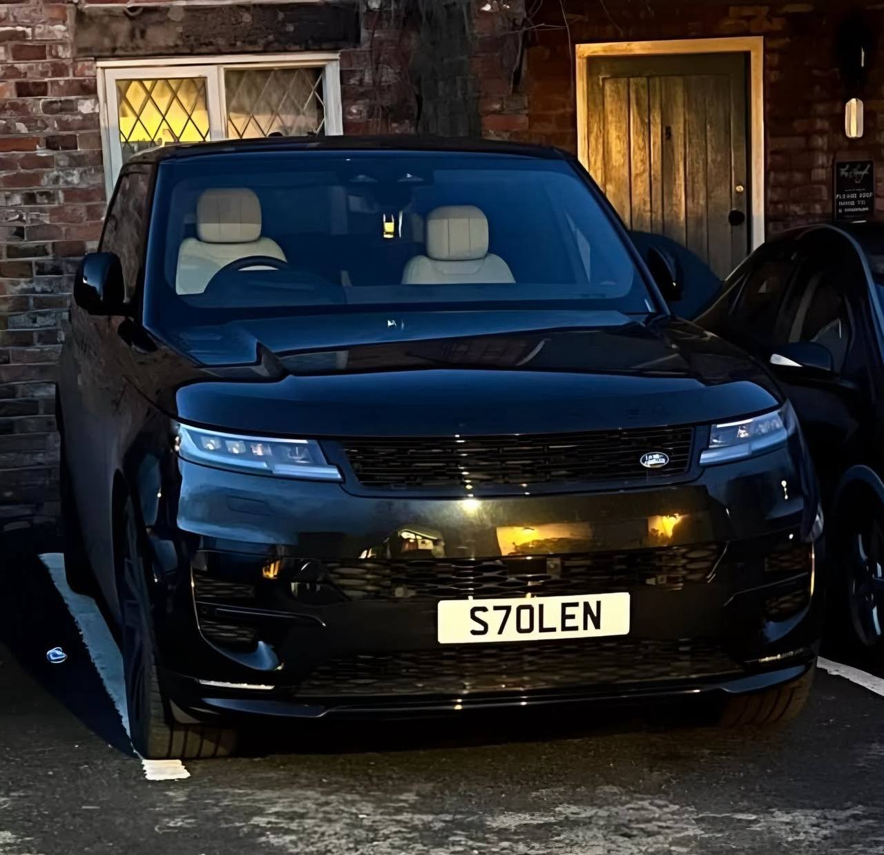 Registration plate STOLEN - S70 LEN
