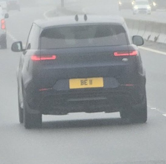 Registration plate BELL - BE 11