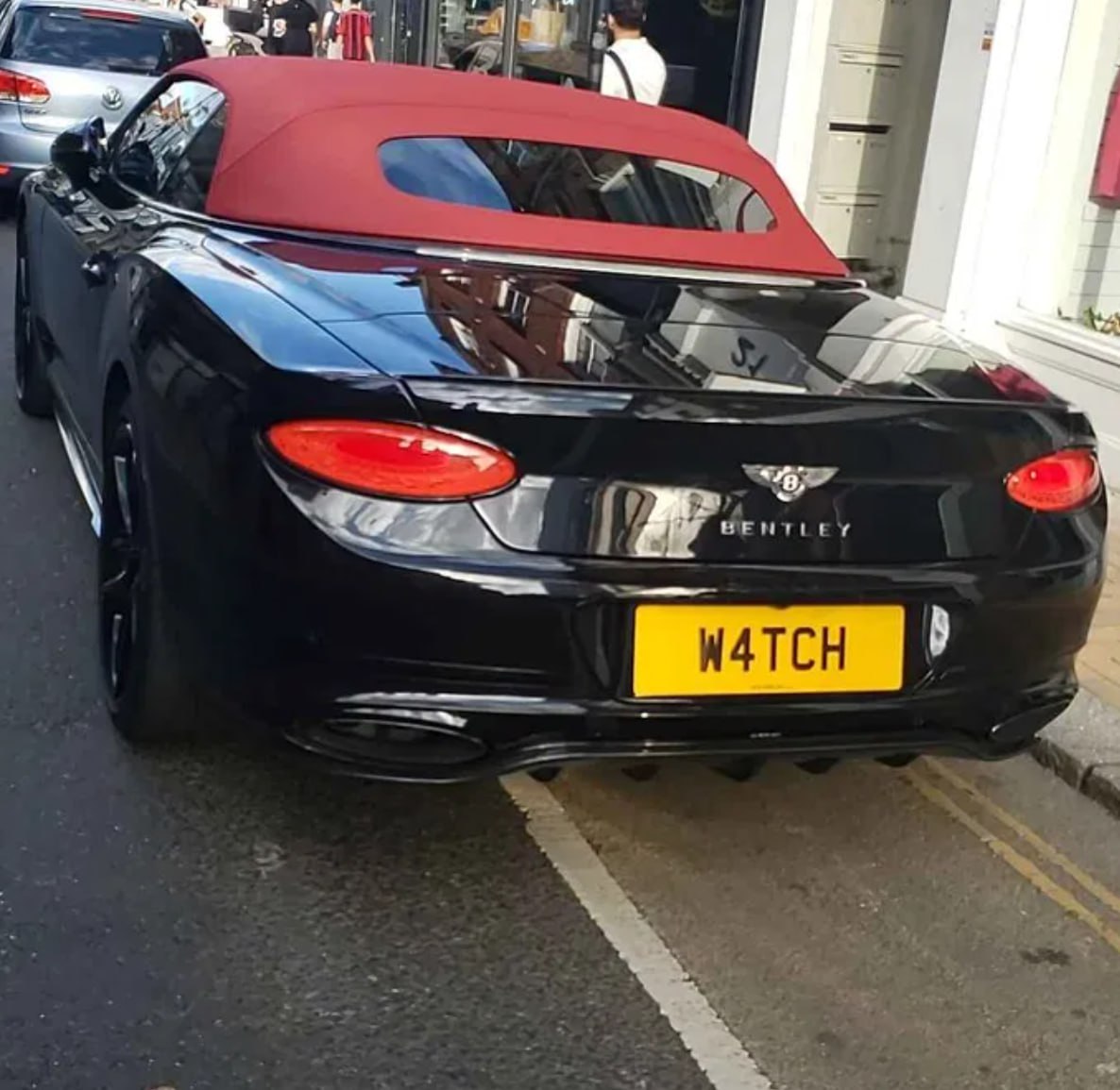 Registration plate WATCH - W4 TCH