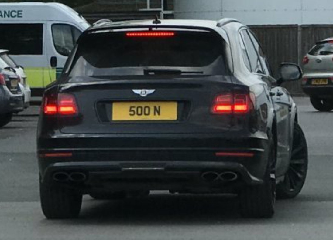 Registration plate SOON - 500 N
