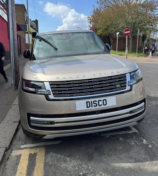 Registration plate DISCO - D1 SCO