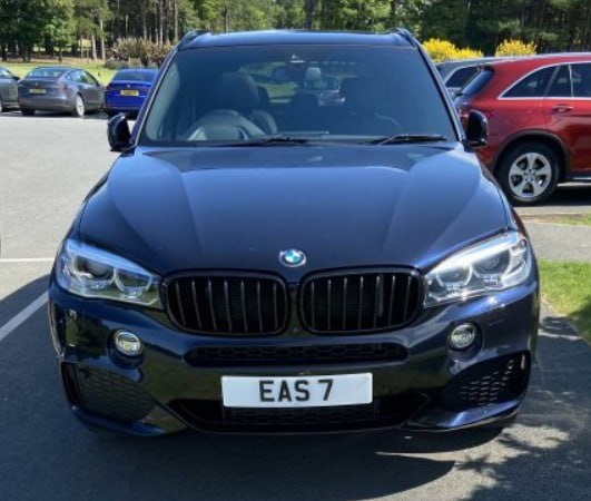 Registration plate EAST - EAS 7
