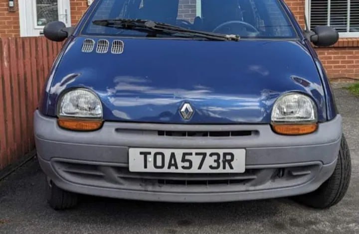 Registration plate TOASTER - TOA 573R