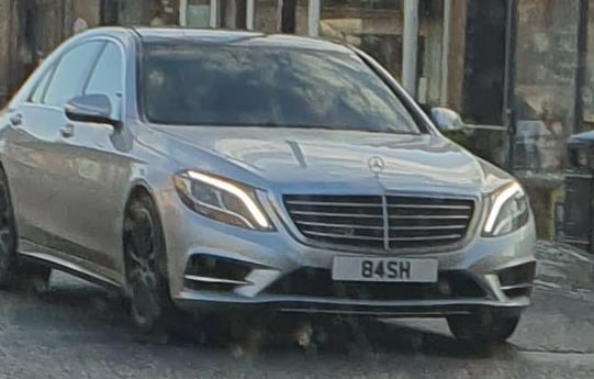 Registration plate BASH - 84 SH