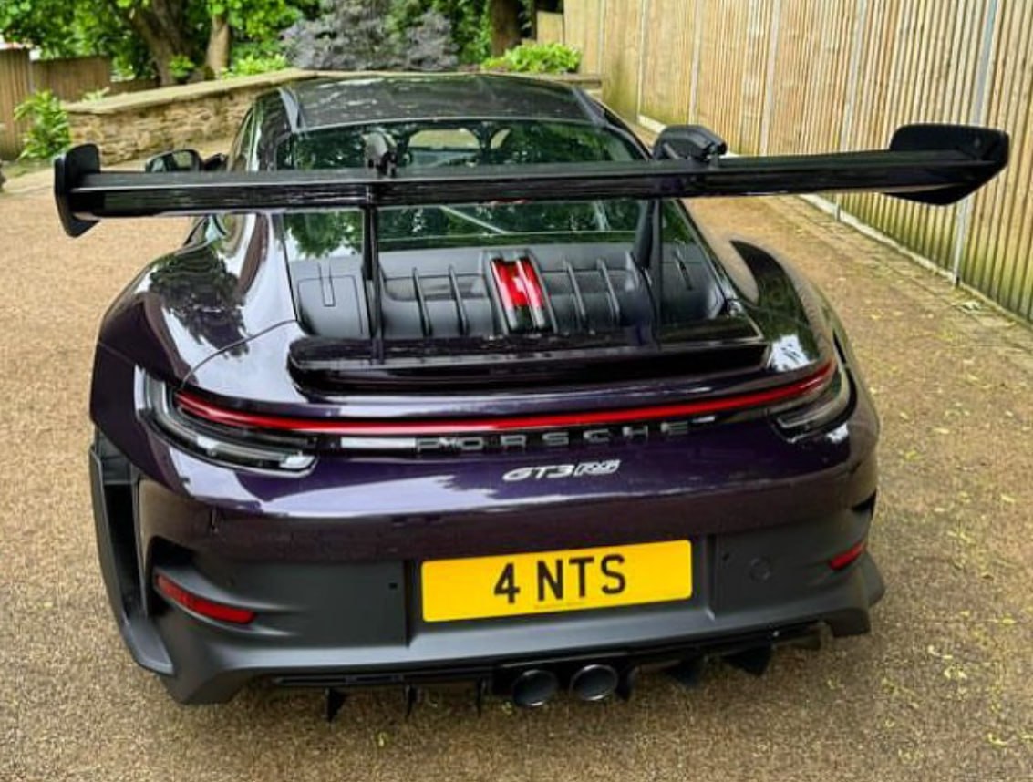 Registration plate ANTS - 4 NTS
