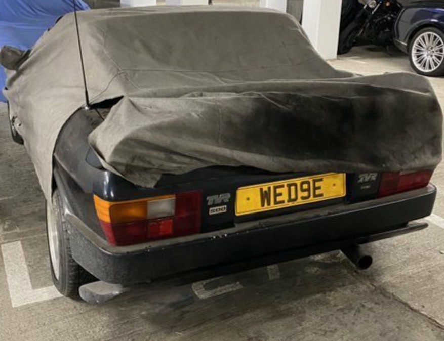 Registration plate WEDGE - WED 9E