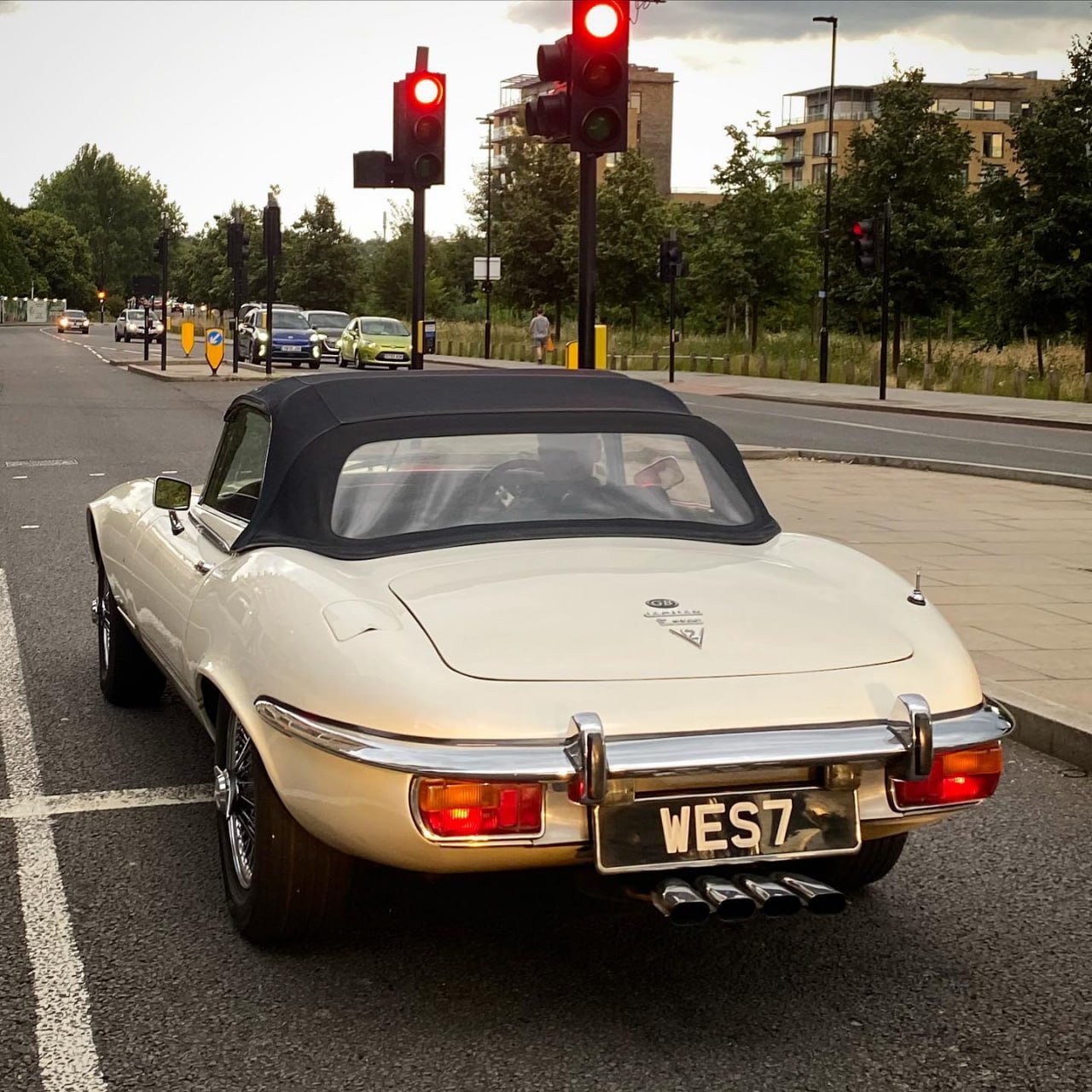 Registration plate WEST - WES 7