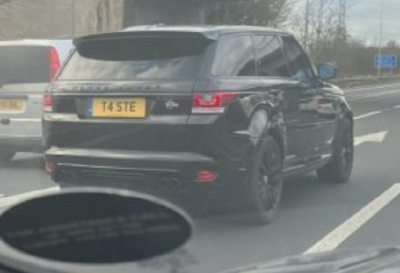 Registration plate TASTE - T4 STE