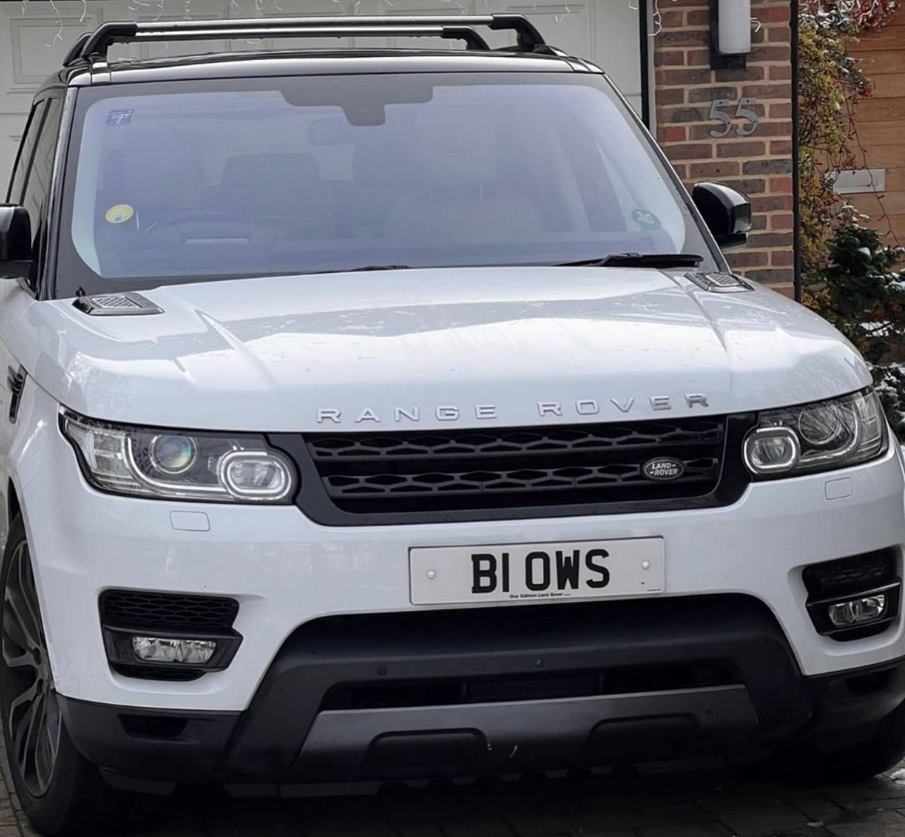 Registration plate BLOWS - B1 OWS