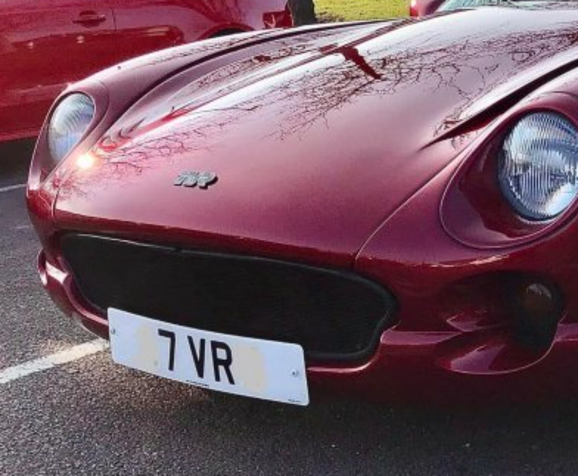 Registration plate TVR - 7 VR