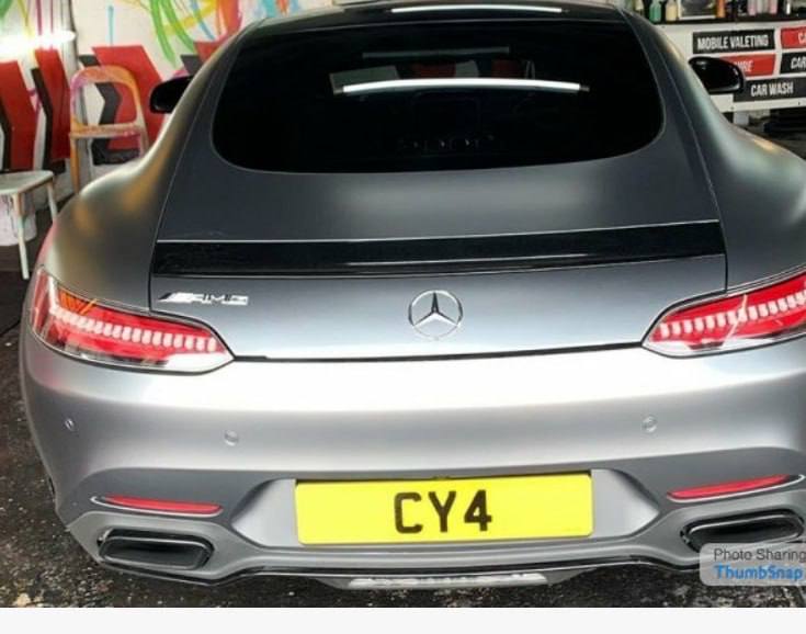 Registration plate CYA - CY 4
