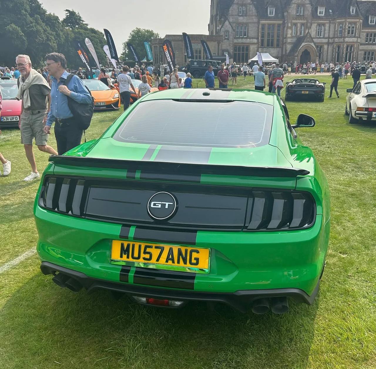 Registration plate MUSTANG - MU57 ANG