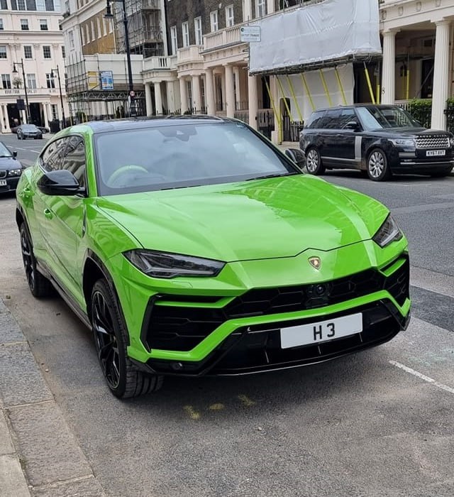 Registration plate HE - H 3