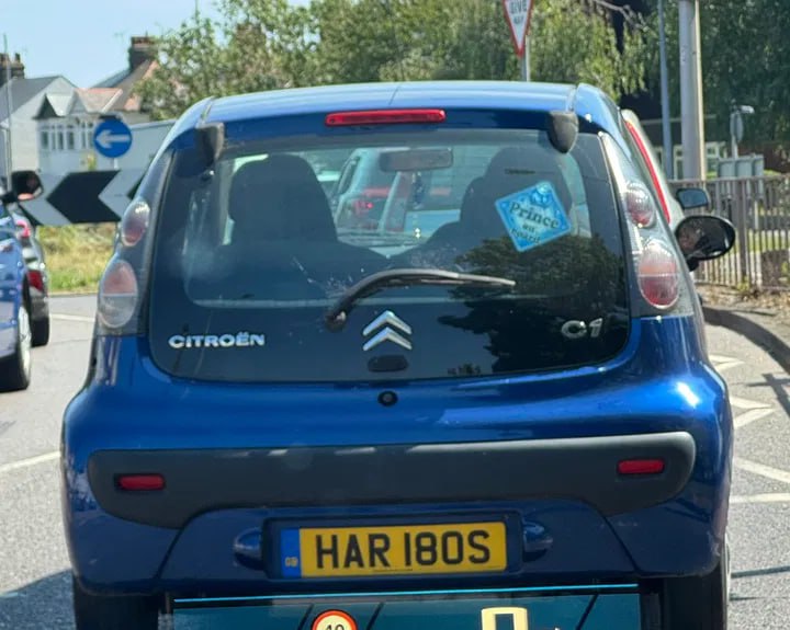 Registration plate HARIBOS - HAR 180S