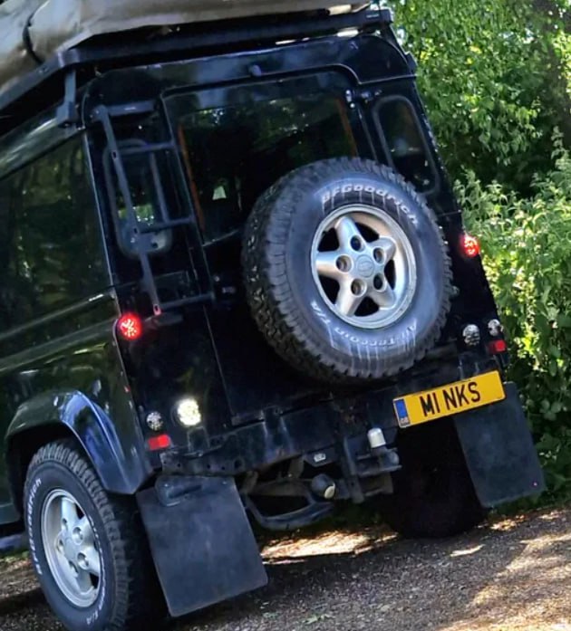 Registration plate MINKS - M1 NKS