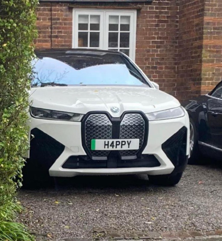 Registration plate HAPPY - H4 PPY