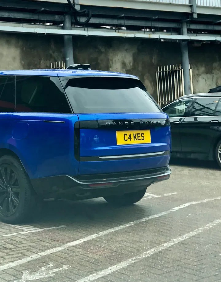 Registration plate CAKES - C4 KES