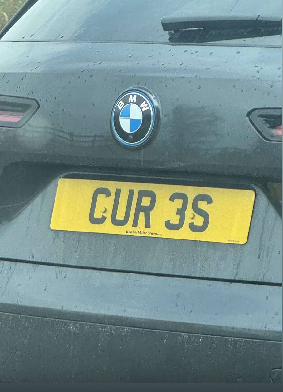 Registration plate CURES - CUR 3S
