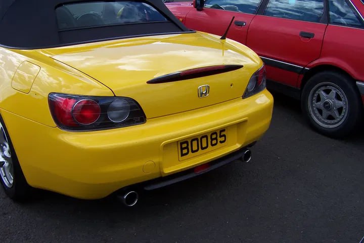 Registration plate BOOBS - BOO 85