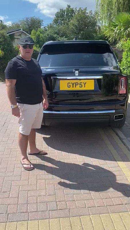 Registration plate GYPSY - GYP 5Y