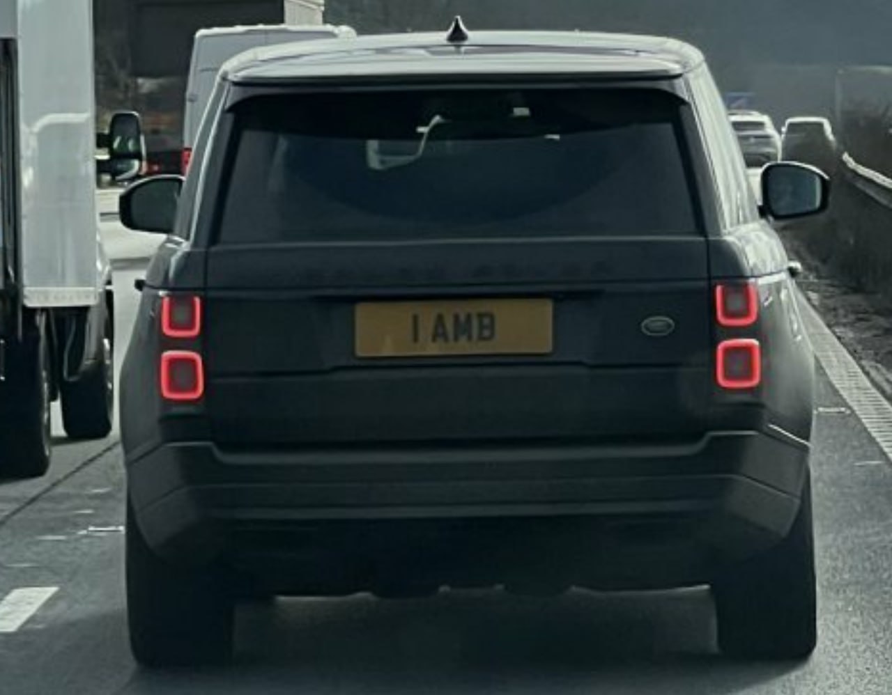 Registration plate LAMB - 1 AMB