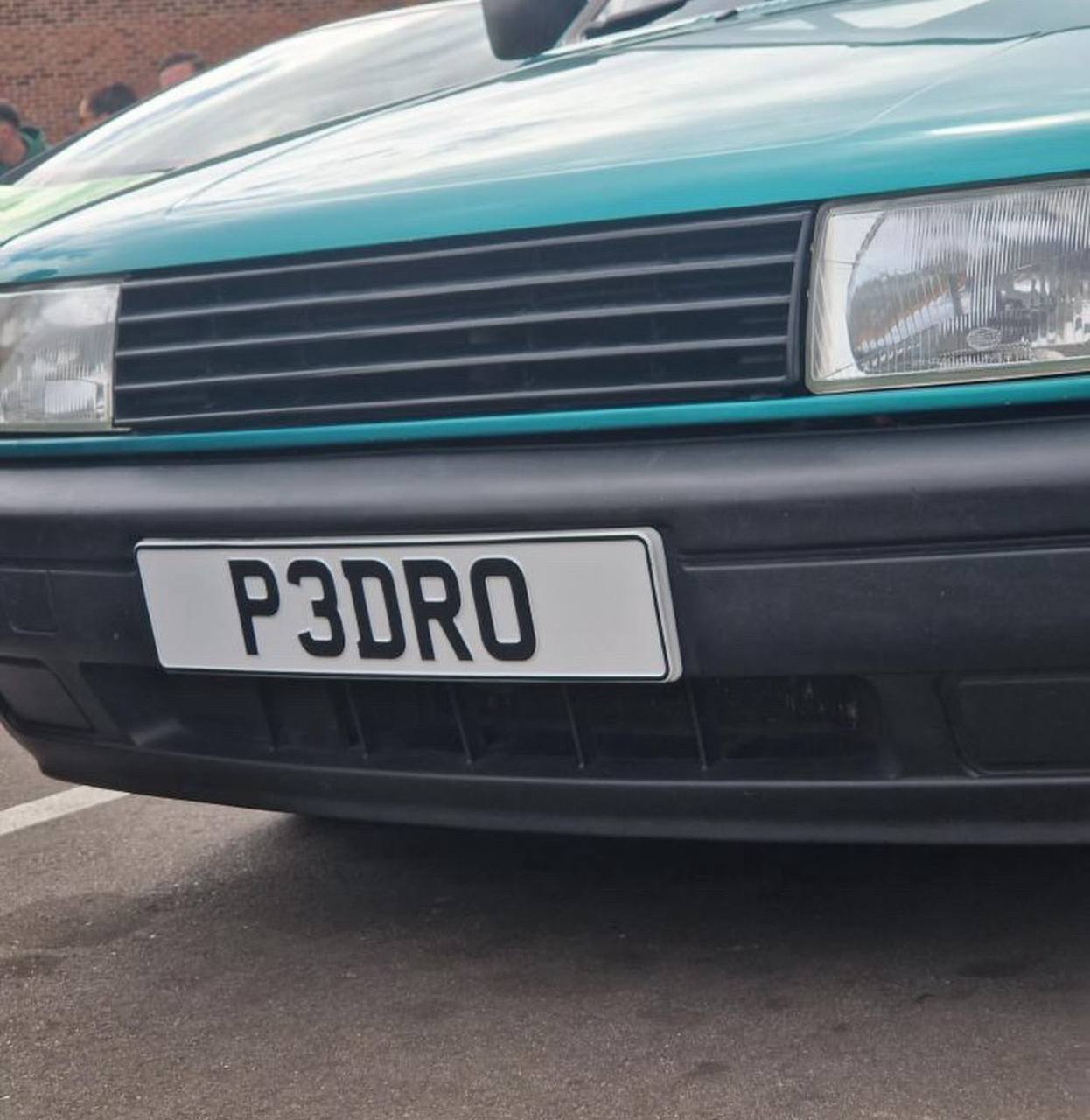 Registration plate PEDRO - P3 DRO