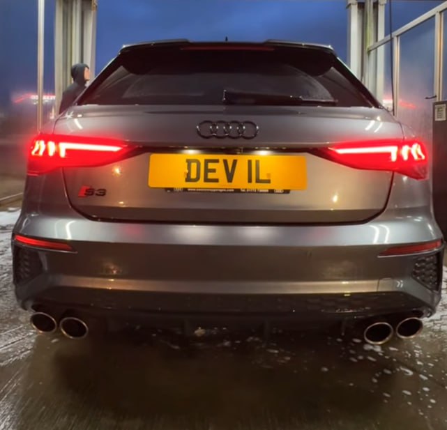 Registration plate DEVIL - DEV 1L