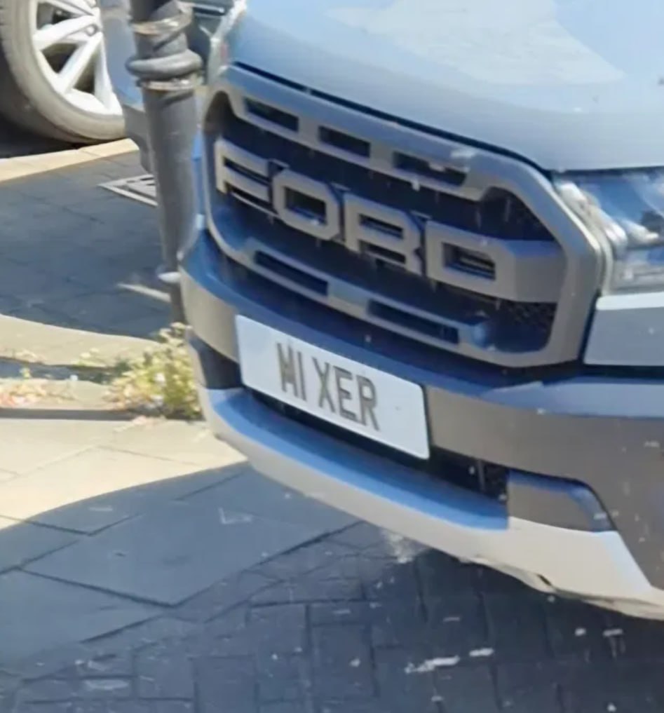 Registration plate MIXER - M1 XER