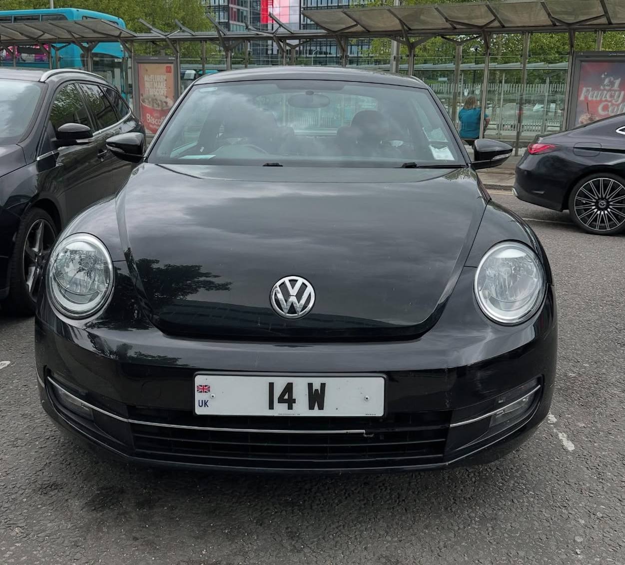 Registration plate LAW - 14 W