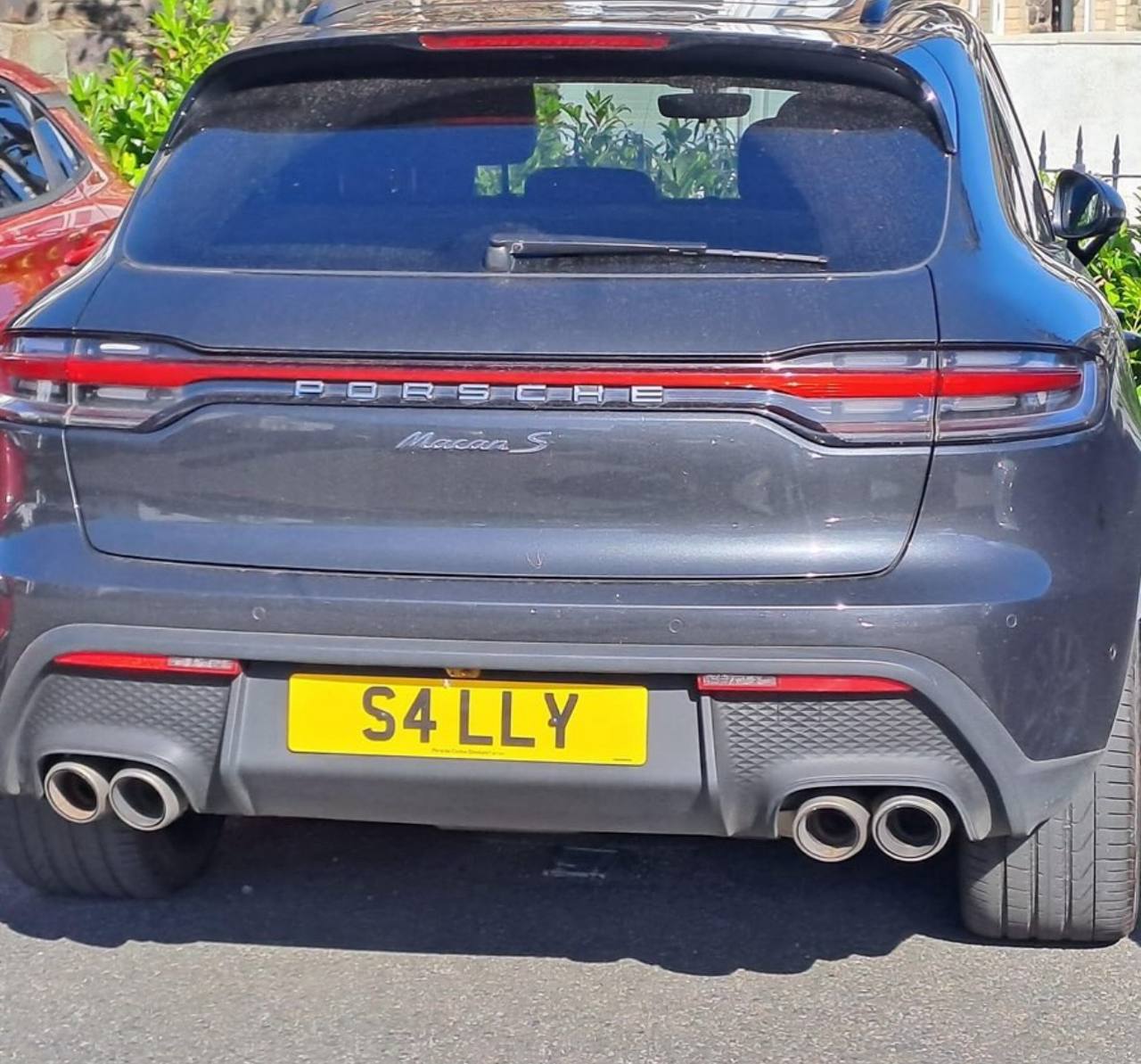 Registration plate SALLY - S4 LLY