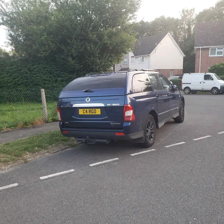 Registration plate CARGO - C4 RGO
