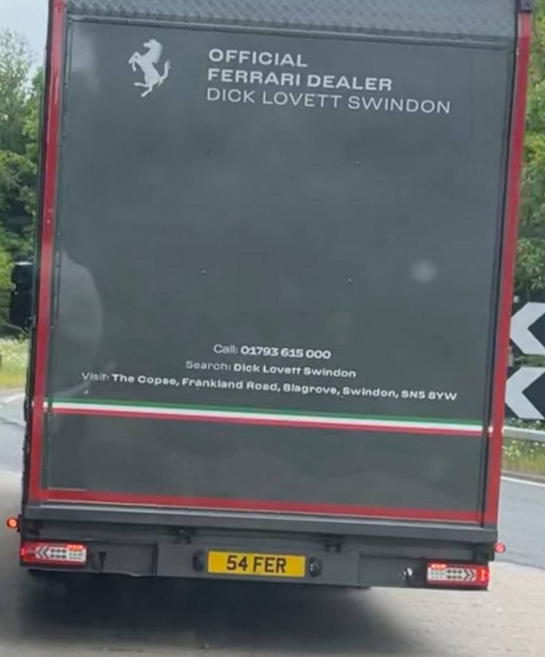 Registration plate SAFER - 54 FER