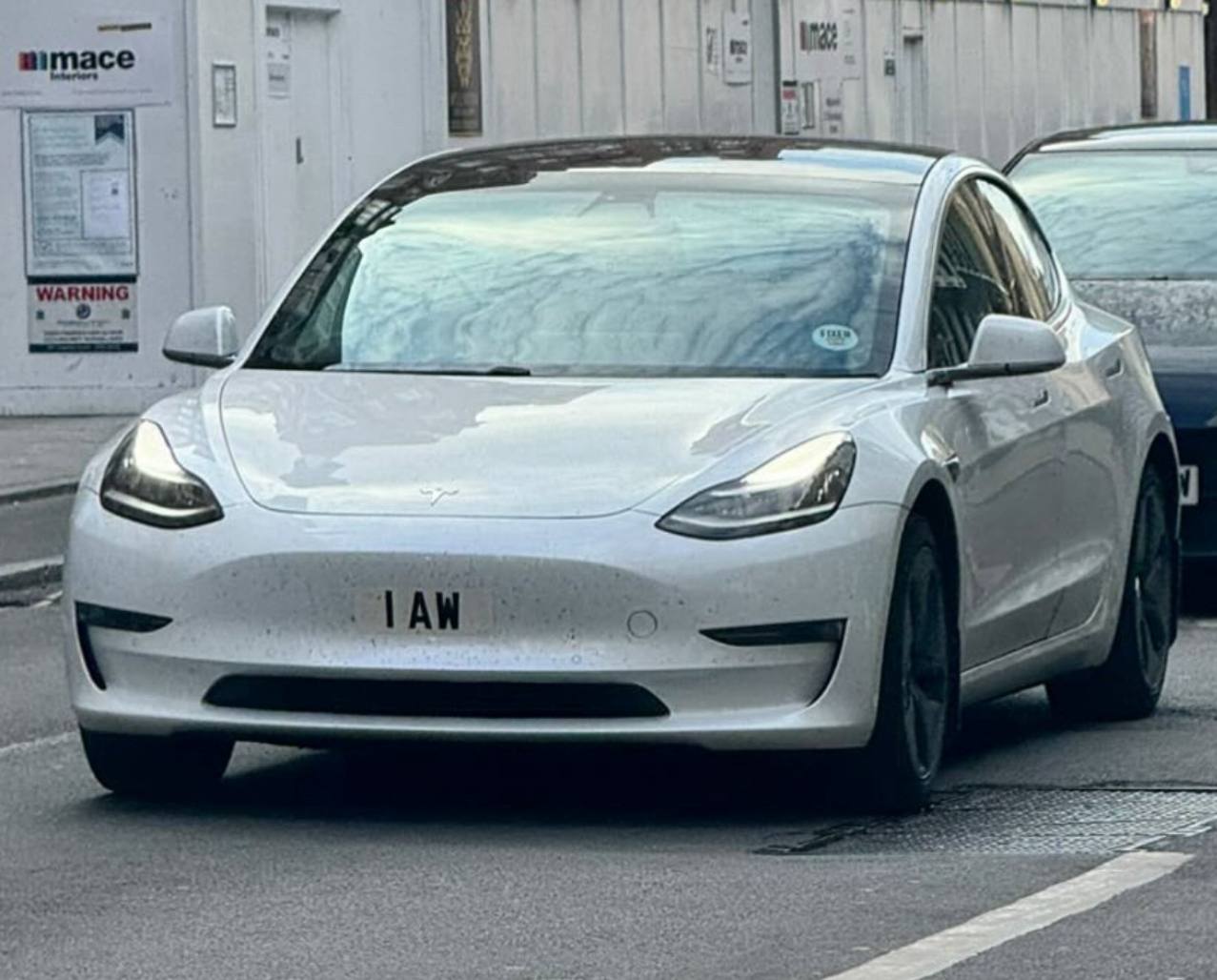 Registration plate LAW - 1 AW