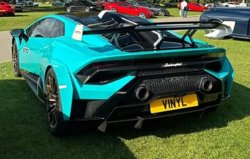 Registration plate VINYL - V1 NYL
