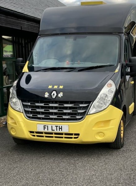 Registration plate FILTH - F1 LTH