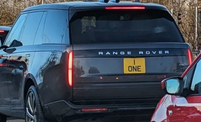 Registration plate LONE - 1 ONE