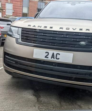Registration plate ZAC - 2 AC