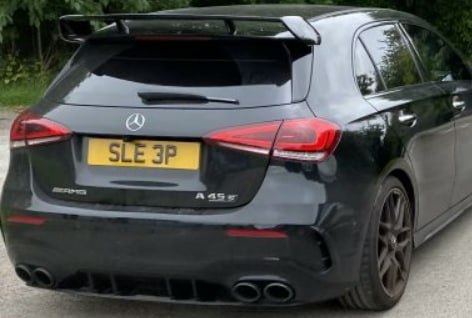 Registration plate SLEEP - SLE 3P