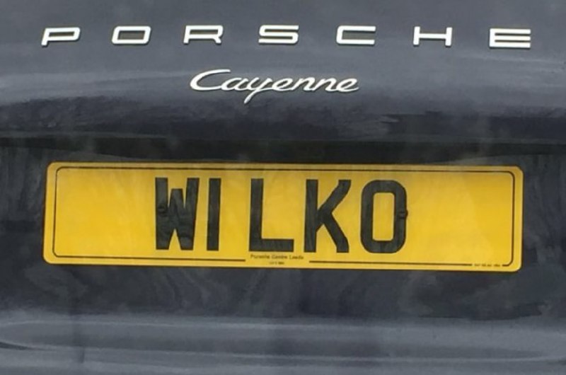 Registration plate WILKO - W1 LKO