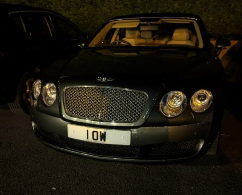 Registration plate LOW - 1 OW
