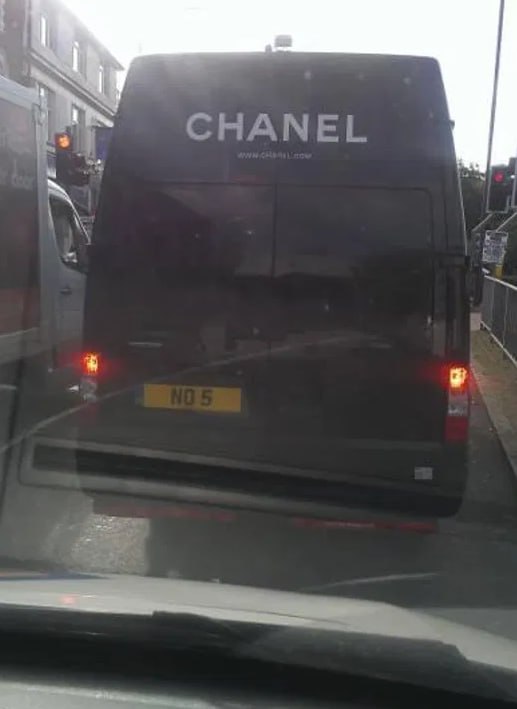 Registration plate NOS - NO 5