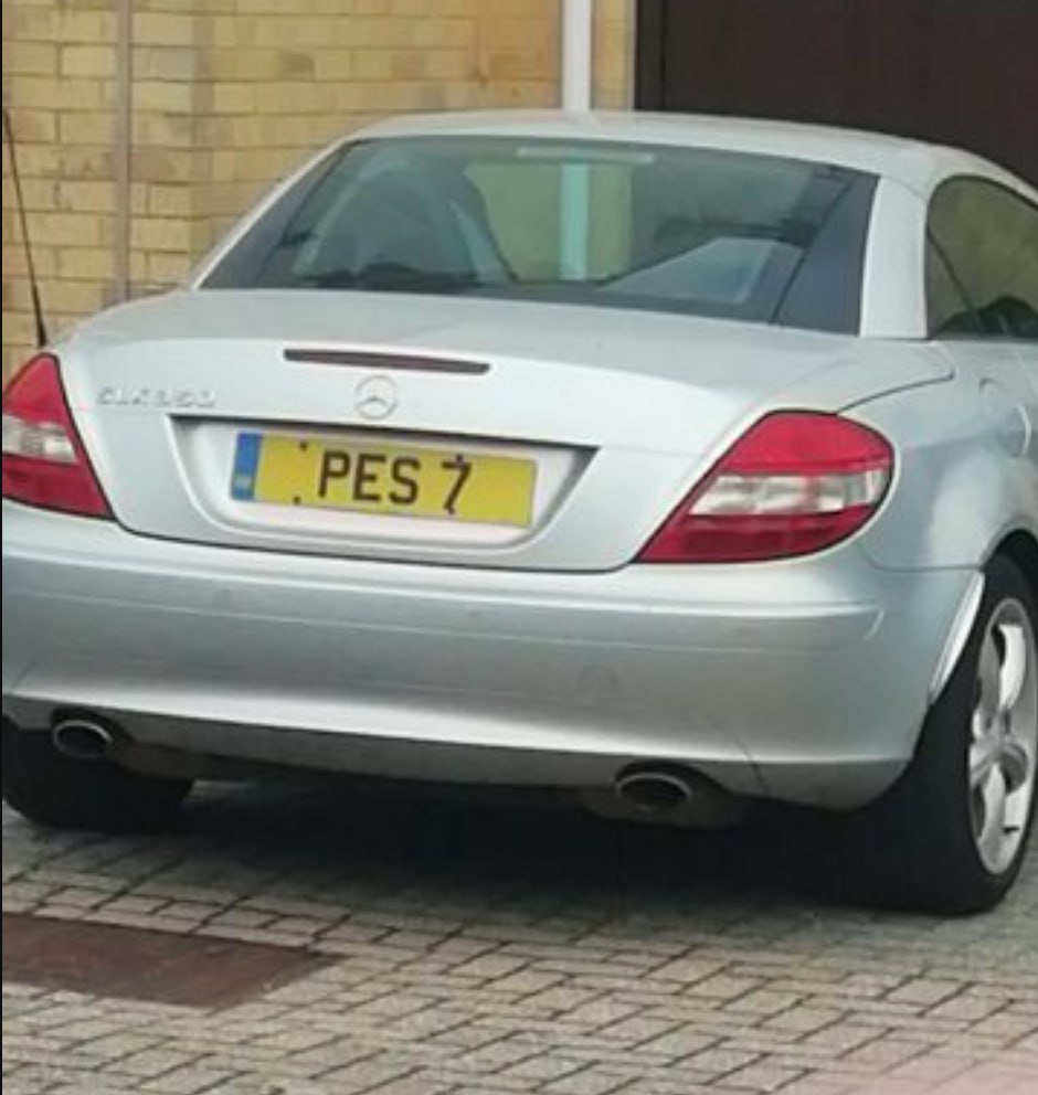 Registration plate PEST - PES 7