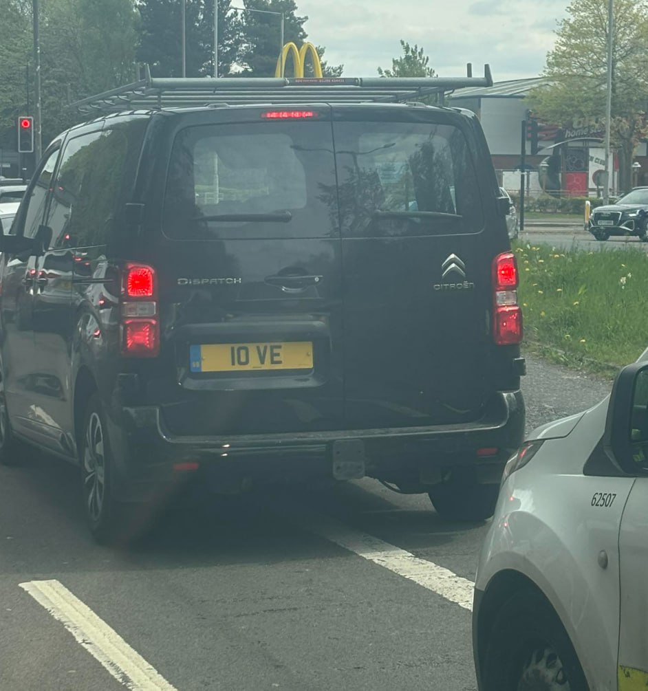 Registration plate LOVE - 10 VE